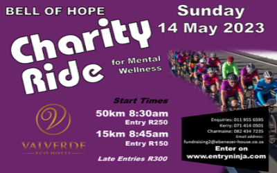 Join the Winspace Cycles SA team at The Bell of Hope Charity Cycle for Mental Wellness